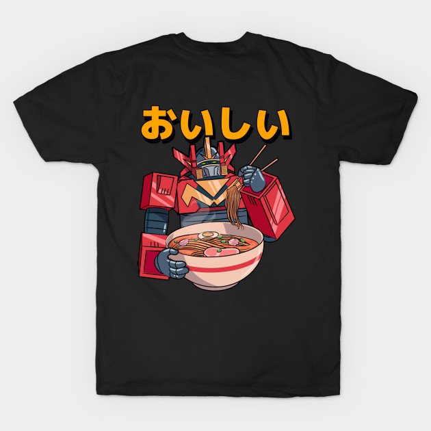 Kawaii Ramen Robot by Mooxy